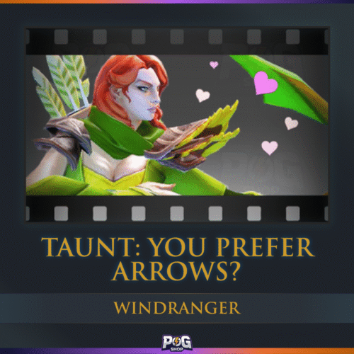 Taunt: You Prefer Arrows? (Windranger Immortal) Dota 2