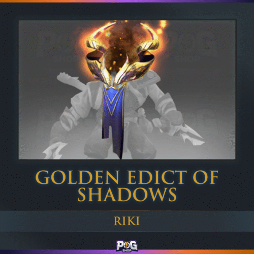 Golden Edict of Shadows (Riki Immortal) Dota 2