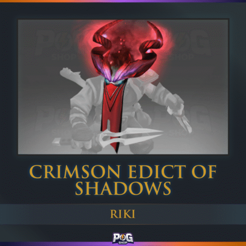 Crimson Edict of Shadows (Riki Immortal) Dota 2