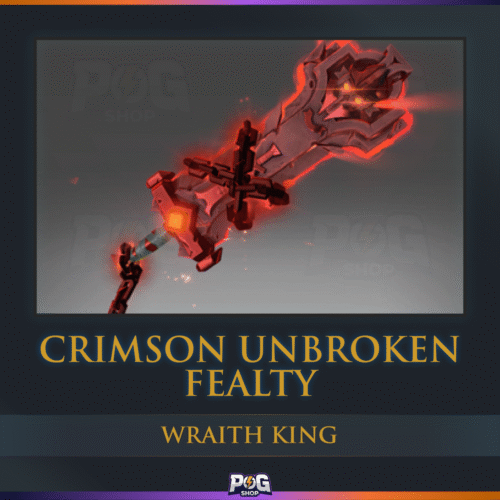 Crimson Unbroken Fealty (Wraith King Immortal) Dota 2