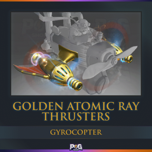 Golden Atomic Ray Thrusters (Gyrocopter Immortal) Dota 2