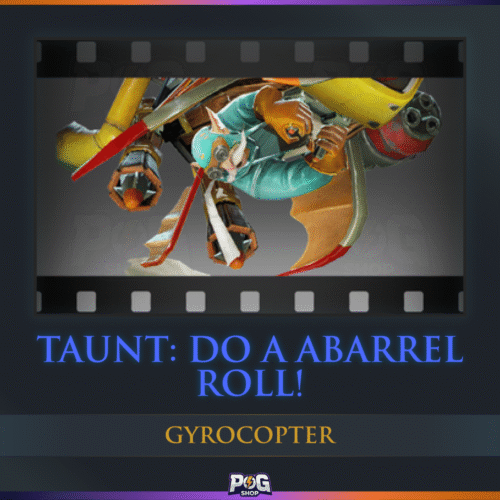 Taunt: Do a Barrel Roll! (Gyrocopter) Dota 2