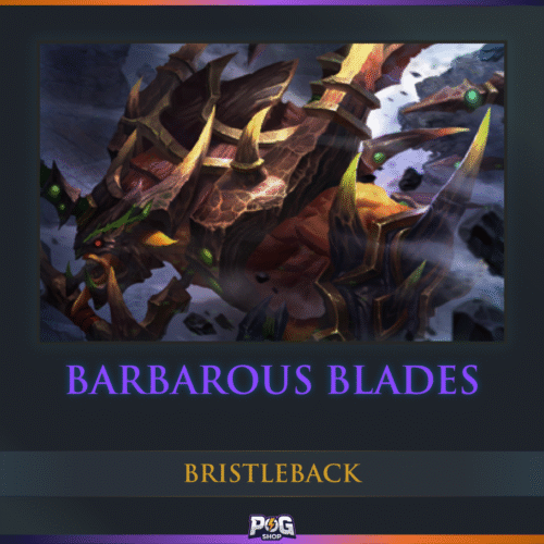 Barbarous Blades (Bristleback) Dota 2