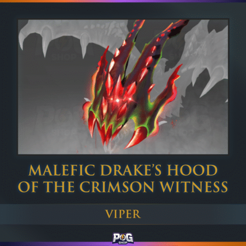 Malefic Drake's Hood of the Crimson Witness (Viper Immortal) Dota 2