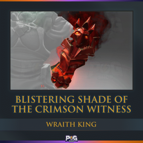 Blistering Shade of the Crimson Witness (Wraith King Immortal) Dota 2