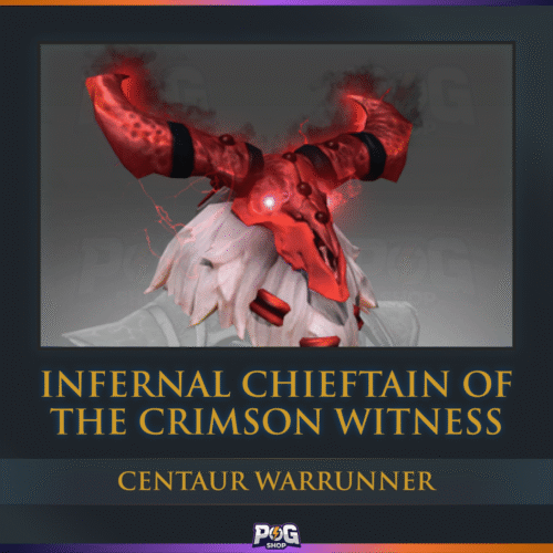 Infernal Chieftain of the Crimson Witness (Centaur Warruner Immortal) Dota 2