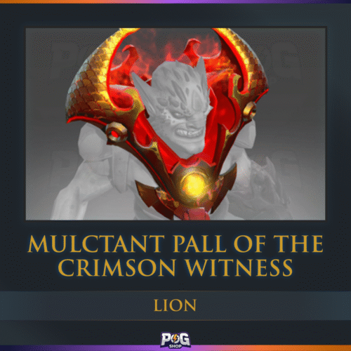 Mulctant Pall of the Crimson Witness (Lion Immortal) Dota 2