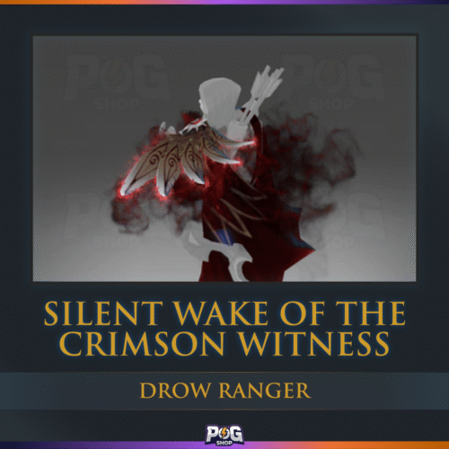 Silent Wake of the Crimson Witness (Drow Ranger Immortal) Dota 2