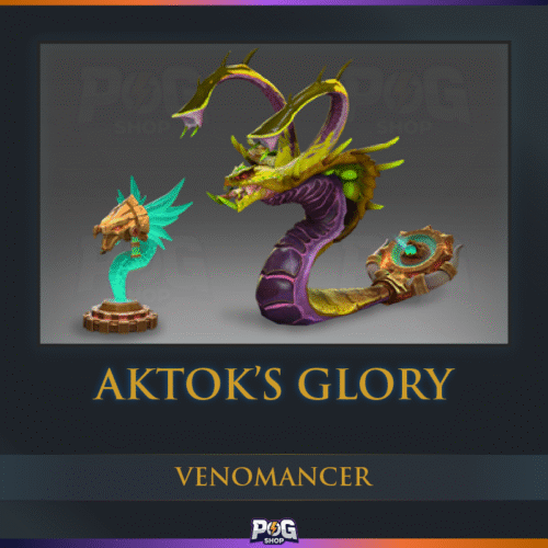 Aktok's Glory (Venomancer Immortal) Dota 2
