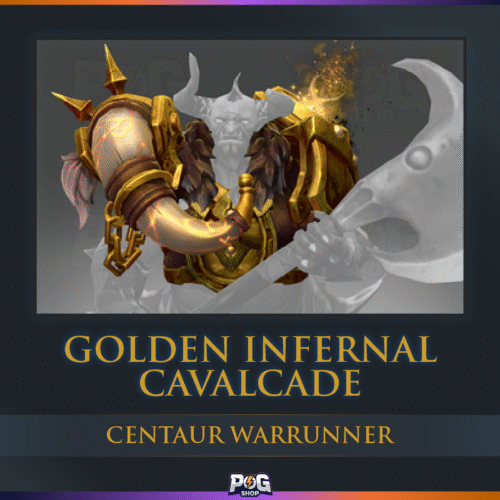 Golden Infernal Cavalcade (Centaur Warruner Immortal) Dota 2