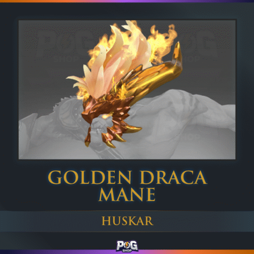 Golden Draca Mane (Huskar Immortal) Dota 2