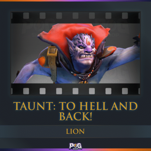 Taunt: To Hell and Back! (Lion Immortal) Dota 2