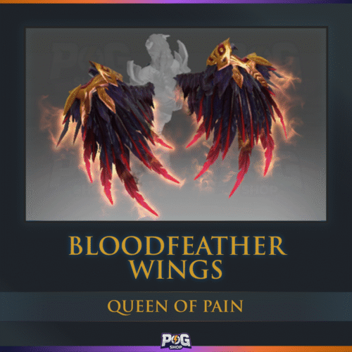 Bloodfeather Wings (Queen of Pain Immortal) Dota 2