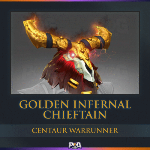 Golden Infernal Chieftain (Centaur Warrunner Immortal) Dota 2