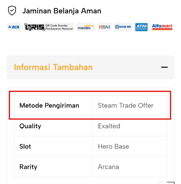 Informasi Metode Pengiriman Pog Shop