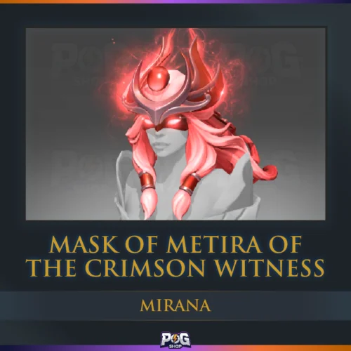 Mask of Metira of the Crimson Witness (Mirana Immortal) Dota 2