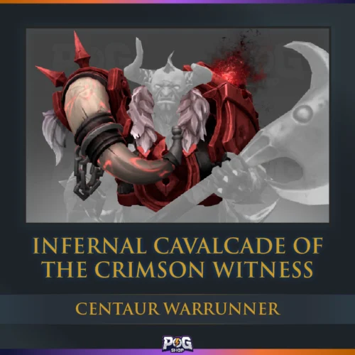 Infernal Cavalcade of the Crimson Witness (Centaur Warrunner Immortal) Dota 2