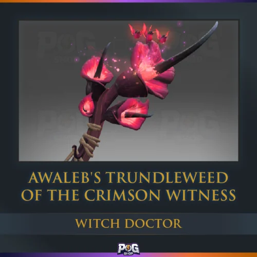 Awaleb's Trundleweed of the Crimson Witness (Witch Doctor Immortal) Dota 2