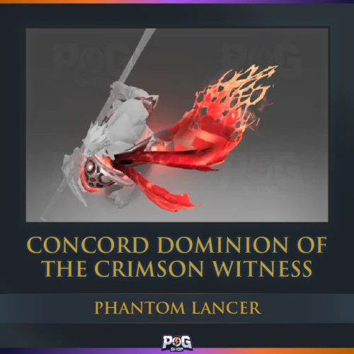 Concord Dominion of the Crimson Witness (Phantom Lancer Immortal) Dota 2