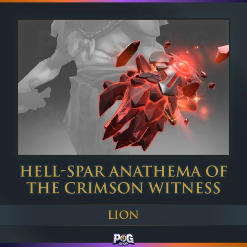 Hell-Spar Anathema of the Crimson Witness (Lion Immortal) Dota 2