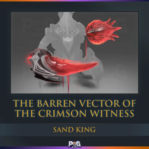 The Barren Vector of the Crimson Witness (Sand King Immortal) Dota 2