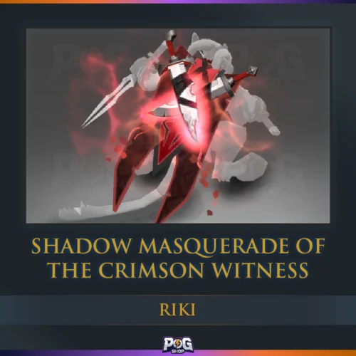 Shadow Masquerade of the Crimson Witness (Riki Immortal) Dota 2