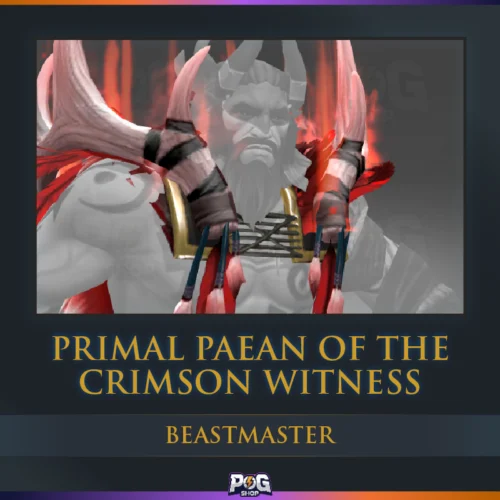 Primal Paean of the Crimson Witness (Beastmaster Immortal) Dota 2