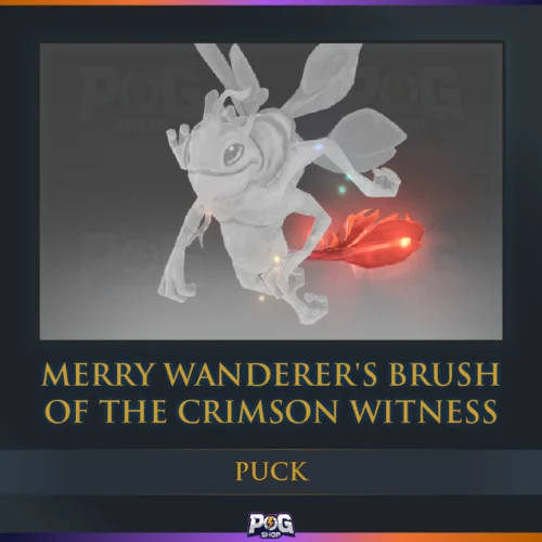 Merry Wanderer's Brush of the Crimson Witness (Puck Immortal) Dota 2